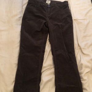 Brown corduroy jeans